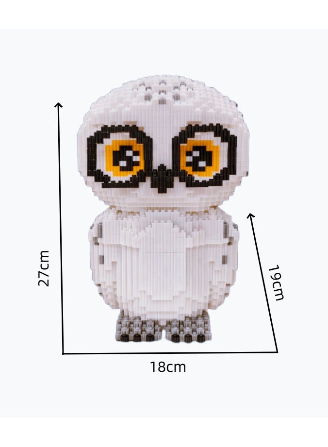 Harry Potter Hedwig Building Blocks IP Magic Owl Model Assembly Bricks Exquisite Detail DIY Building Toy for Fans Collection Display - Image 4